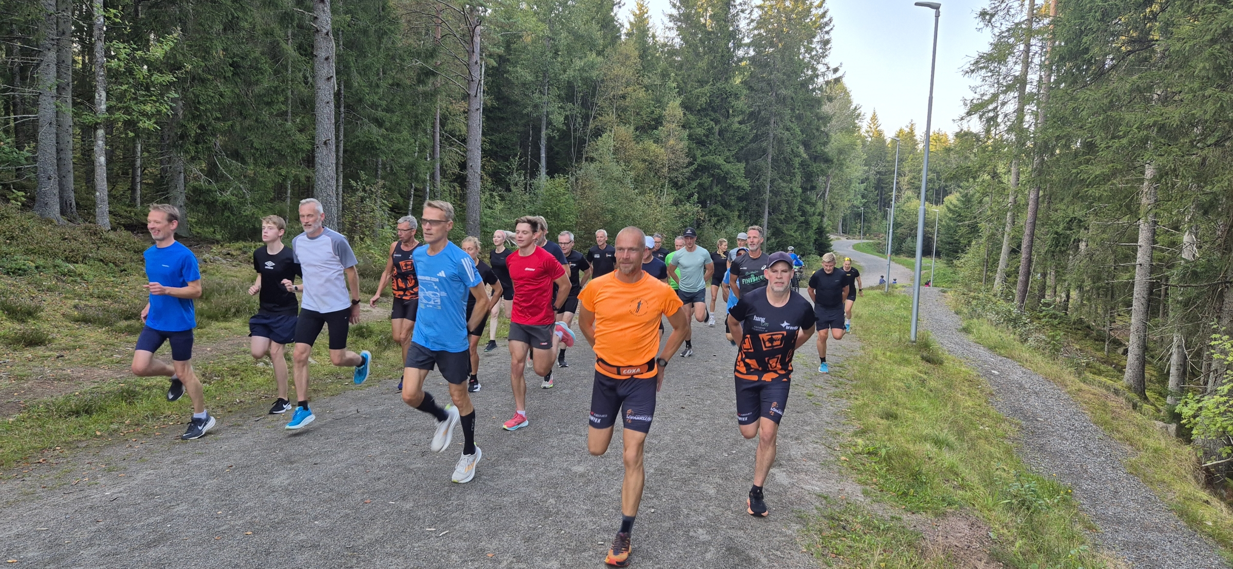 image: Team Encon drog upp pulsen på tisdagsträningen